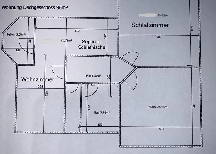 2,5 Raum Moebliert Dachgeschoss *